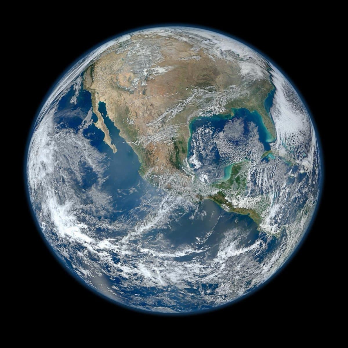 The Blue Marble — Earth photographed from space