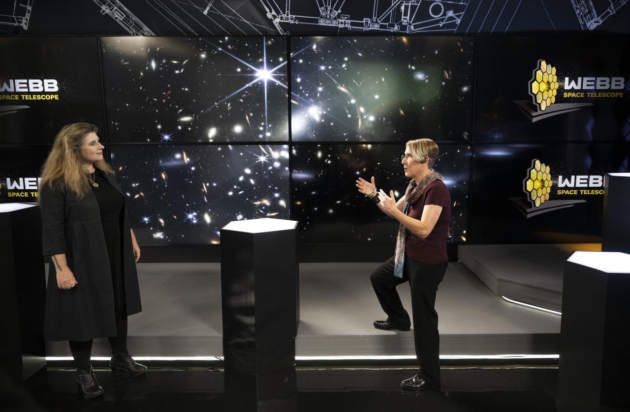 JWST deep field image showing thousands of galaxies at extreme distances