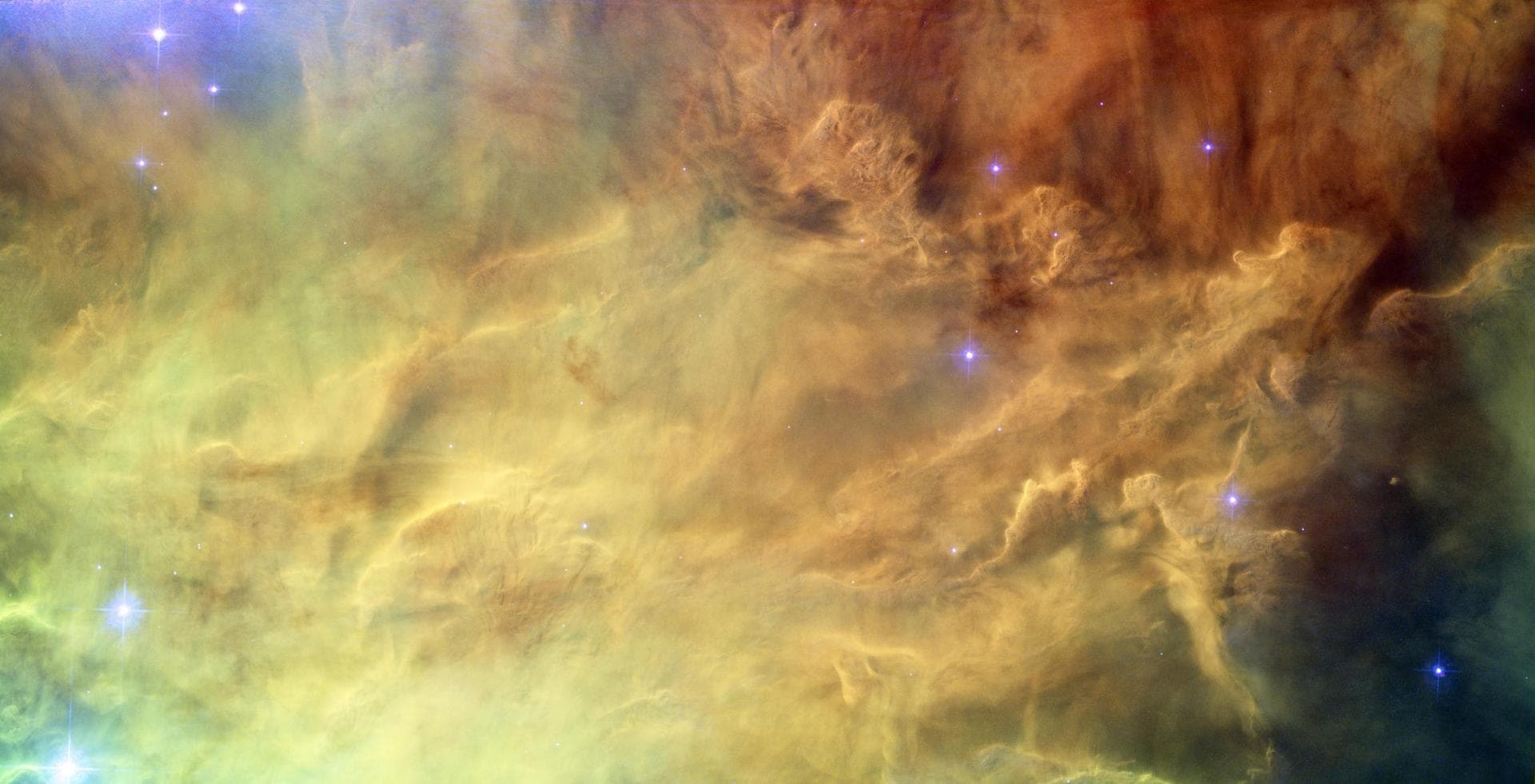 Hubble Space Telescope view of the Lagoon Nebula