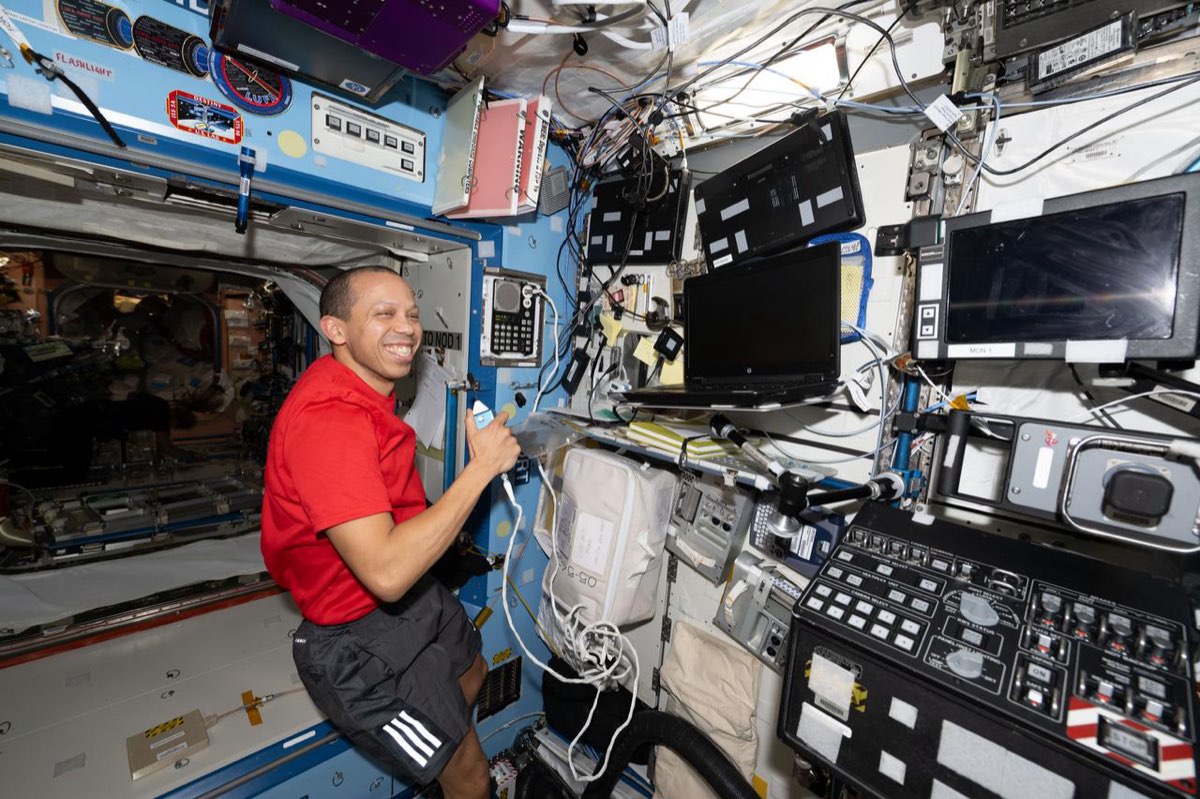 Medical monitoring of an astronaut — human spaceflight requires extensive health support