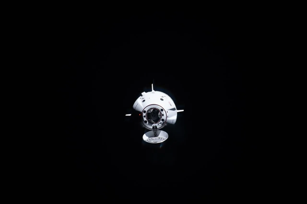 Axiom Mission 4 and Expedition 73 crew group portrait aboard the International Space Station