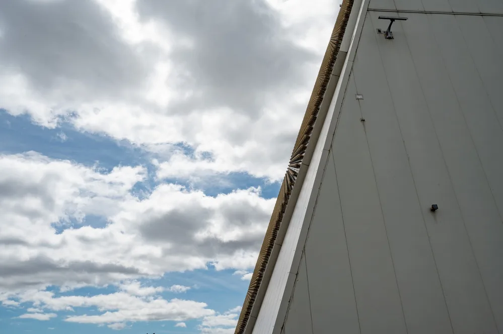 The Upgraded Early Warning Radar facility at Cape Cod Space Force Station, Massachusetts, operated by the 6th Space Warning Squadron of Space Delta 4