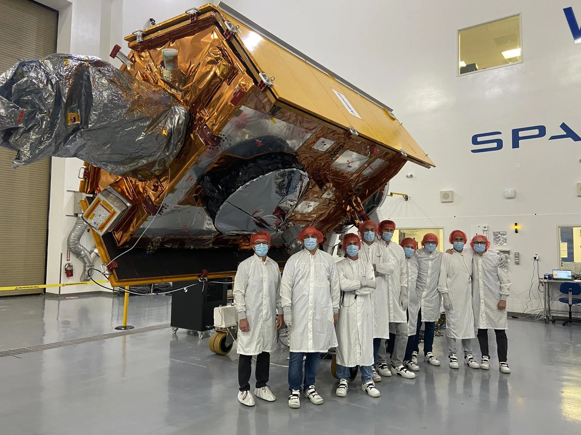 A Copernicus Sentinel satellite in orbit, part of the world's most comprehensive Earth observation system