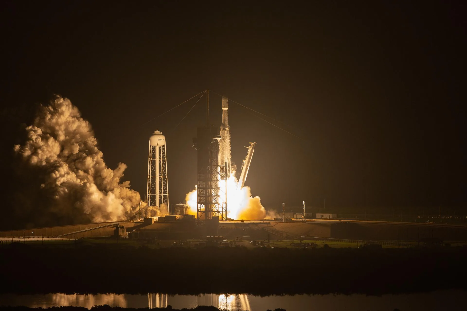 SpaceX Falcon Heavy launching the STP-2 mission for the U.S. Space Force — a flagship National Security Space Launch (NSSL) contract in action