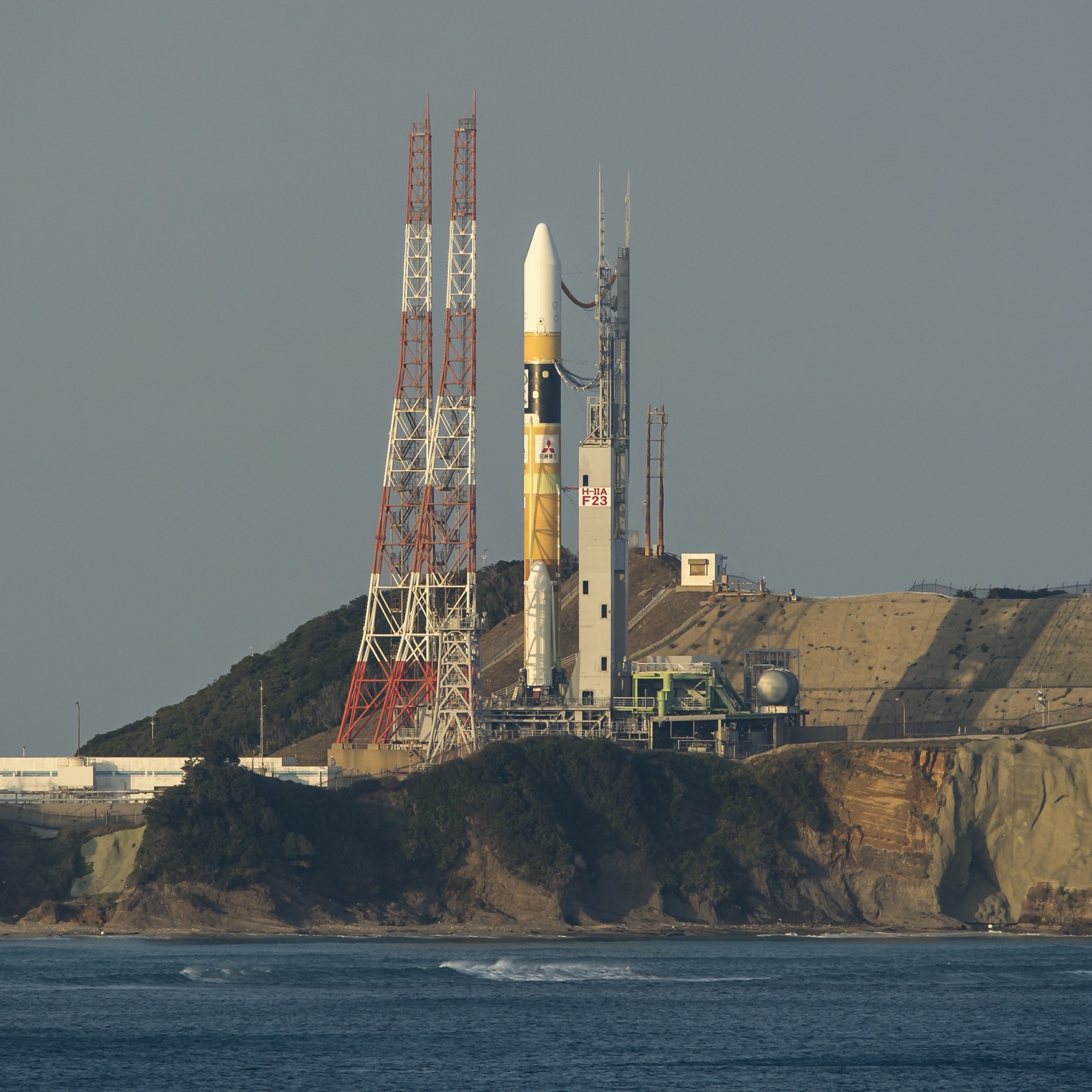An H-IIA rocket launches from Japan's Tanegashima Space Center