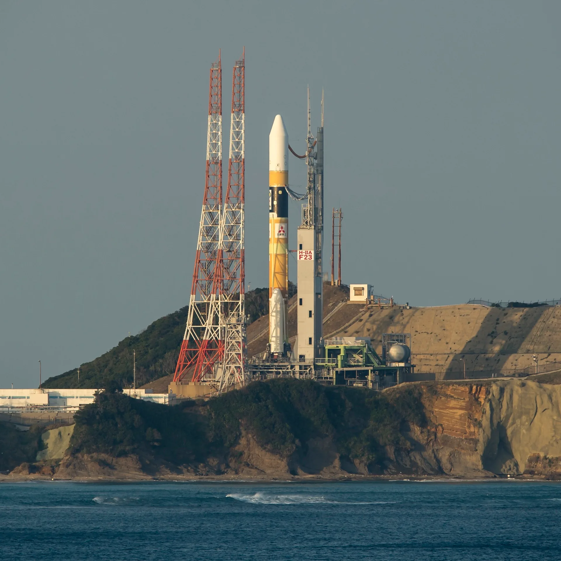 An H-IIA rocket launches from Japan's Tanegashima Space Center