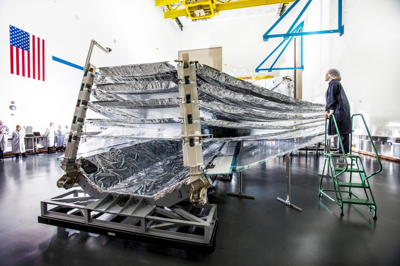 JWST's tennis-court-sized sunshield fully deployed during testing