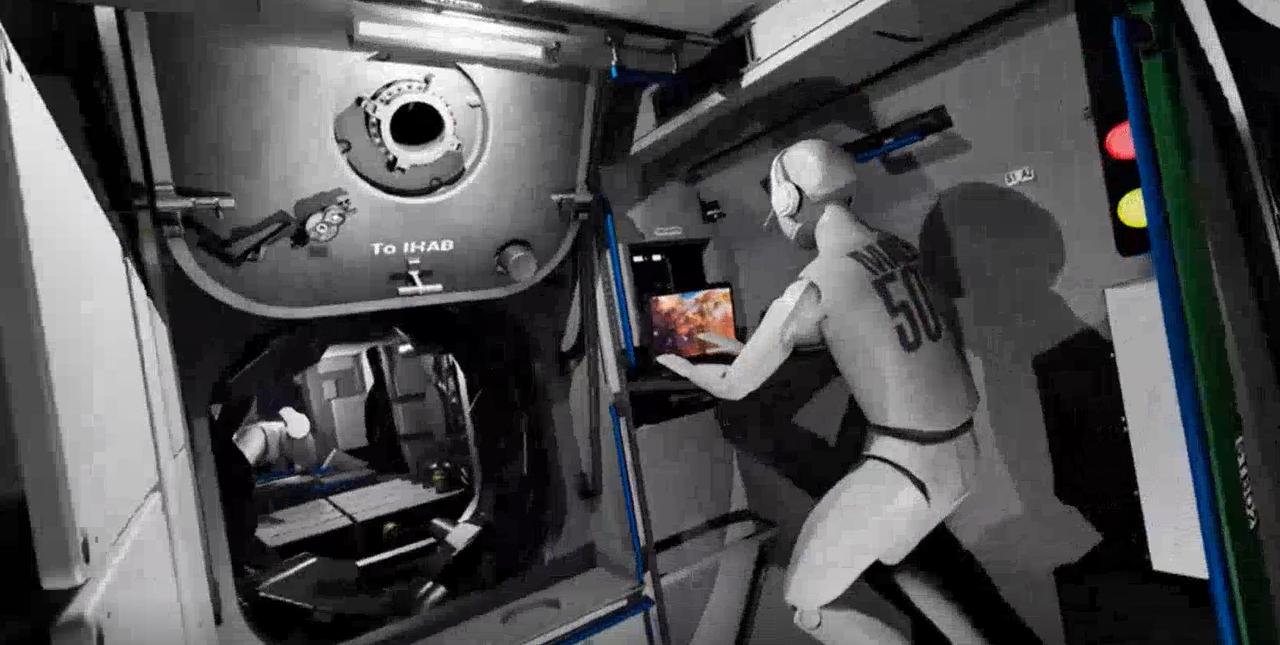 Artist's rendering of the Lunar Gateway space station orbiting the Moon