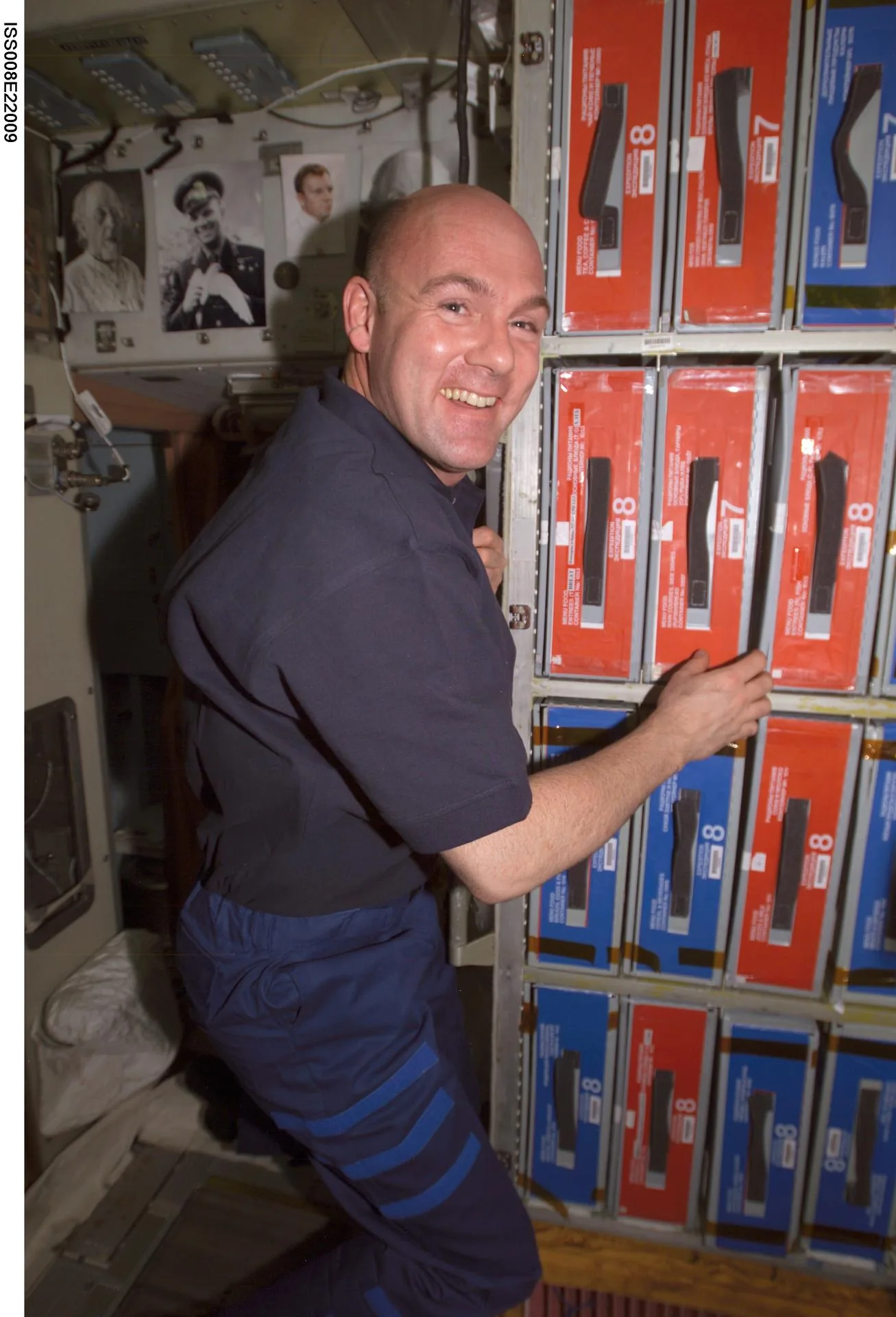 AndrΓ© Kuipers aboard the International Space Station during his PromISSe mission