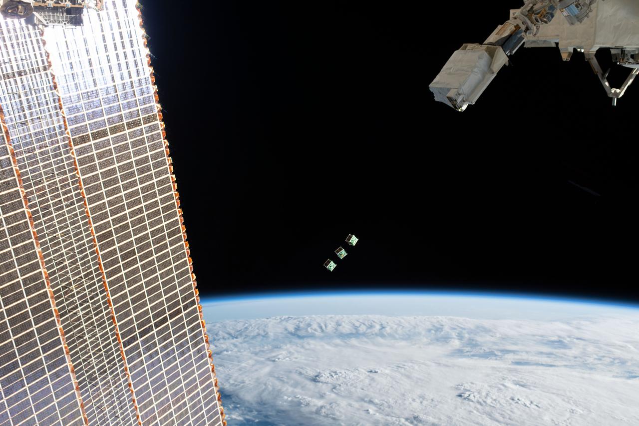 A satellite constellation in low Earth orbit — the kind of infrastructure that space ETFs promise to capture but often fail to