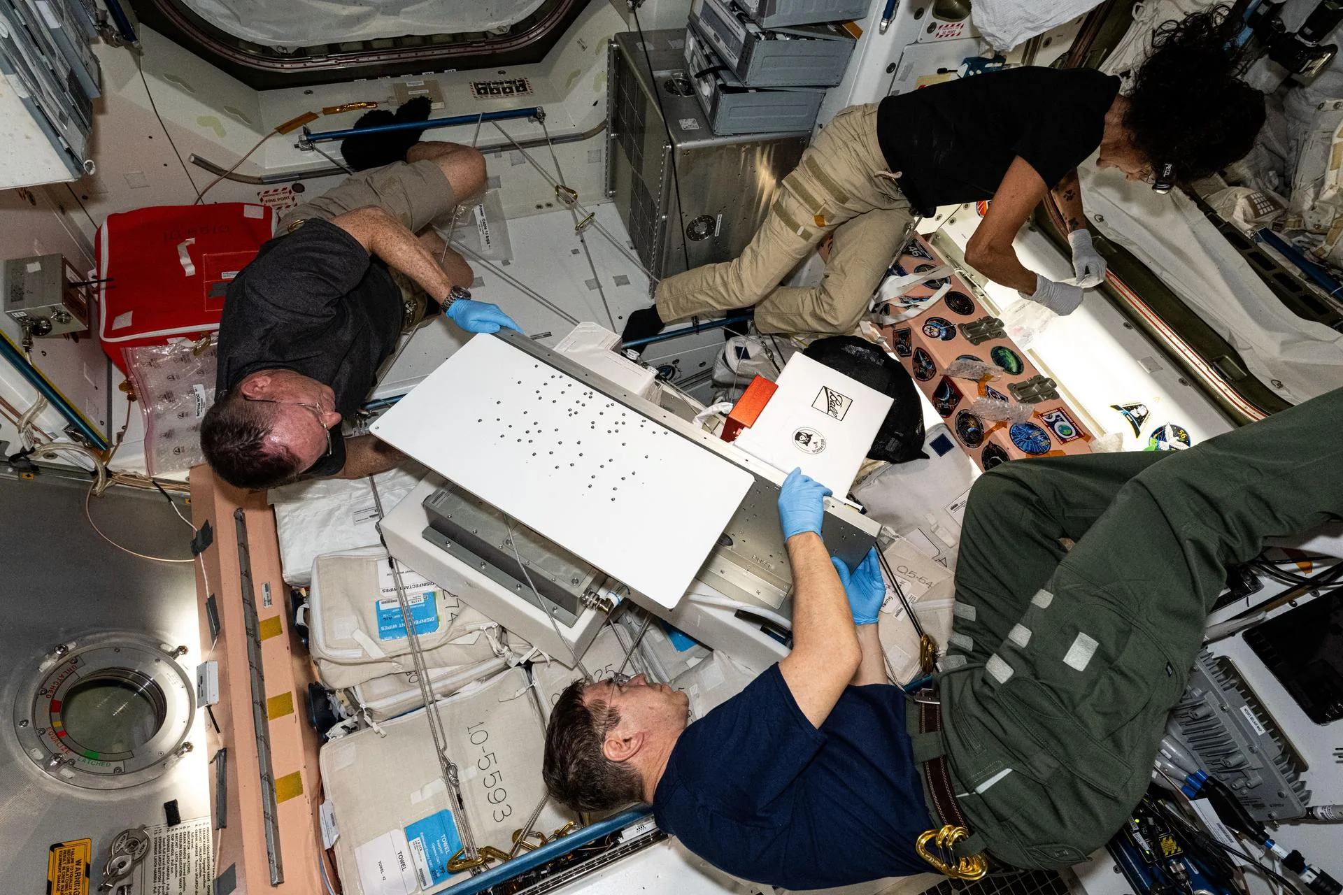 Computing hardware aboard the ISS — 3D-printed components are increasingly integrated into space systems