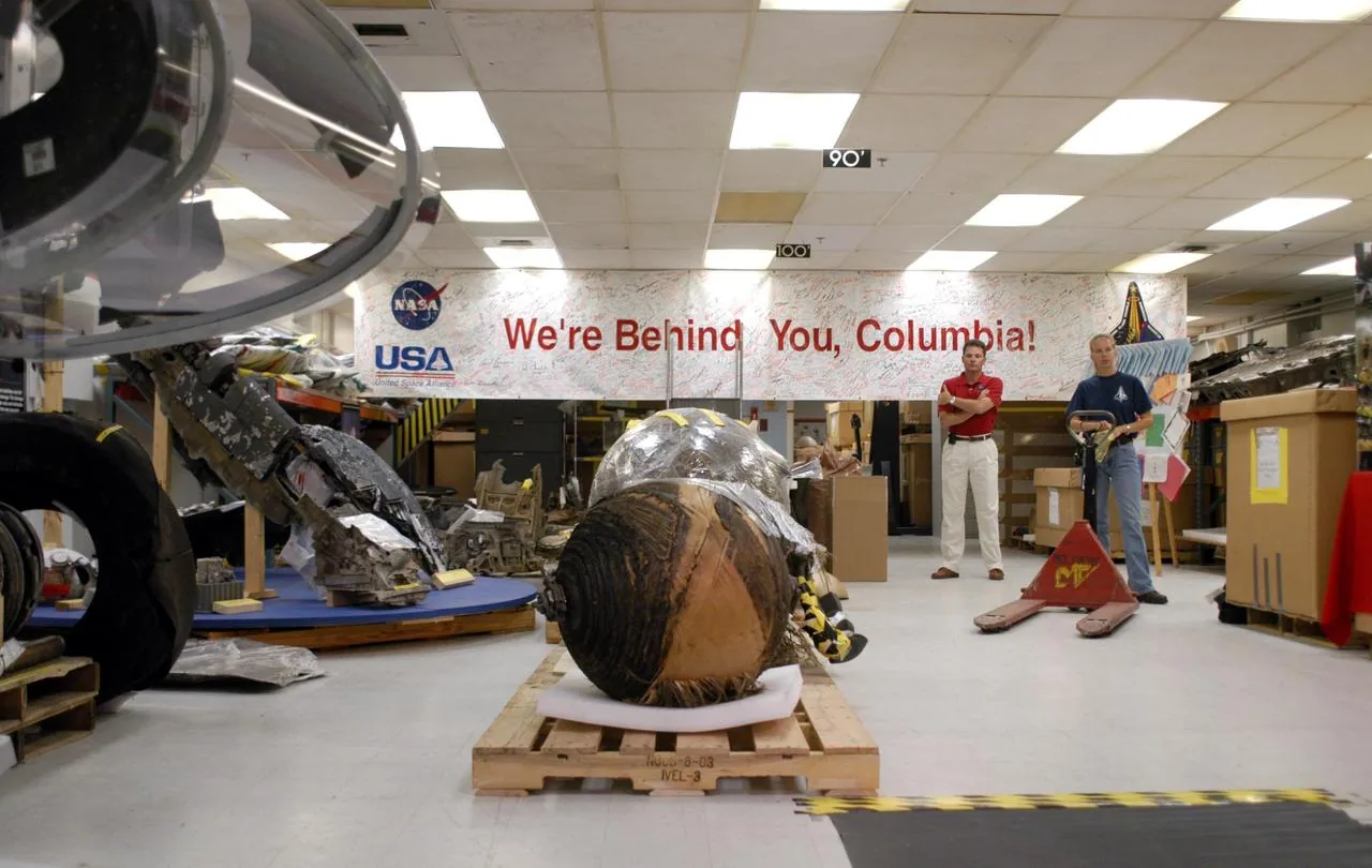Space debris reentering Earth's atmosphere — uncontrolled reentries create a small but real risk to populated areas and are the natural endpoint for deorbited satellites