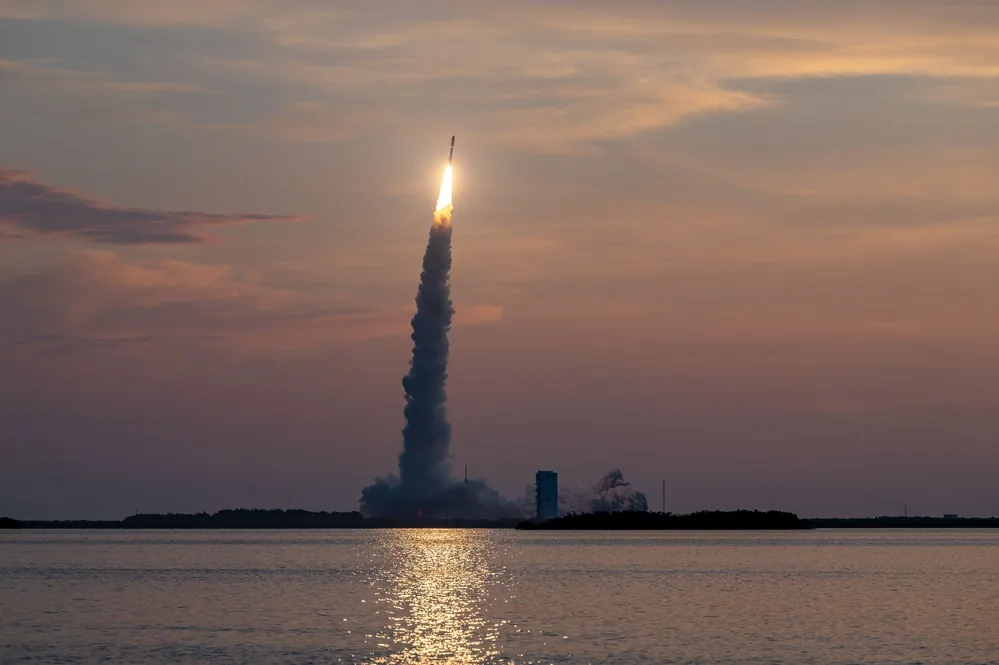 A United Launch Alliance Atlas V rocket lifts the classified USSF-51 national-security payload from Cape Canaveral Space Force Station on July 30, 2024 — the 53rd and final Atlas V flight for the U.S. Space Force