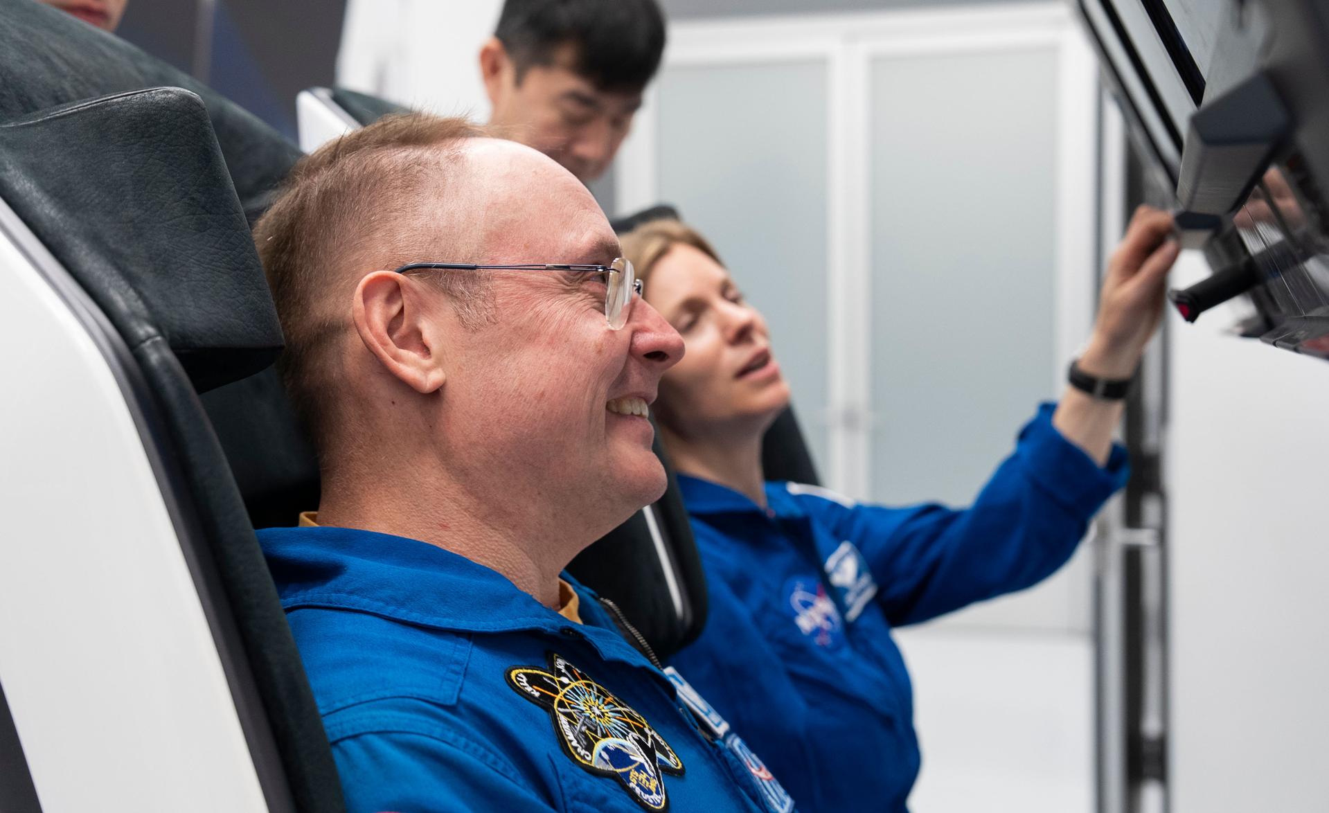 SpaceX Crew Dragon spacecraft approaching the ISS