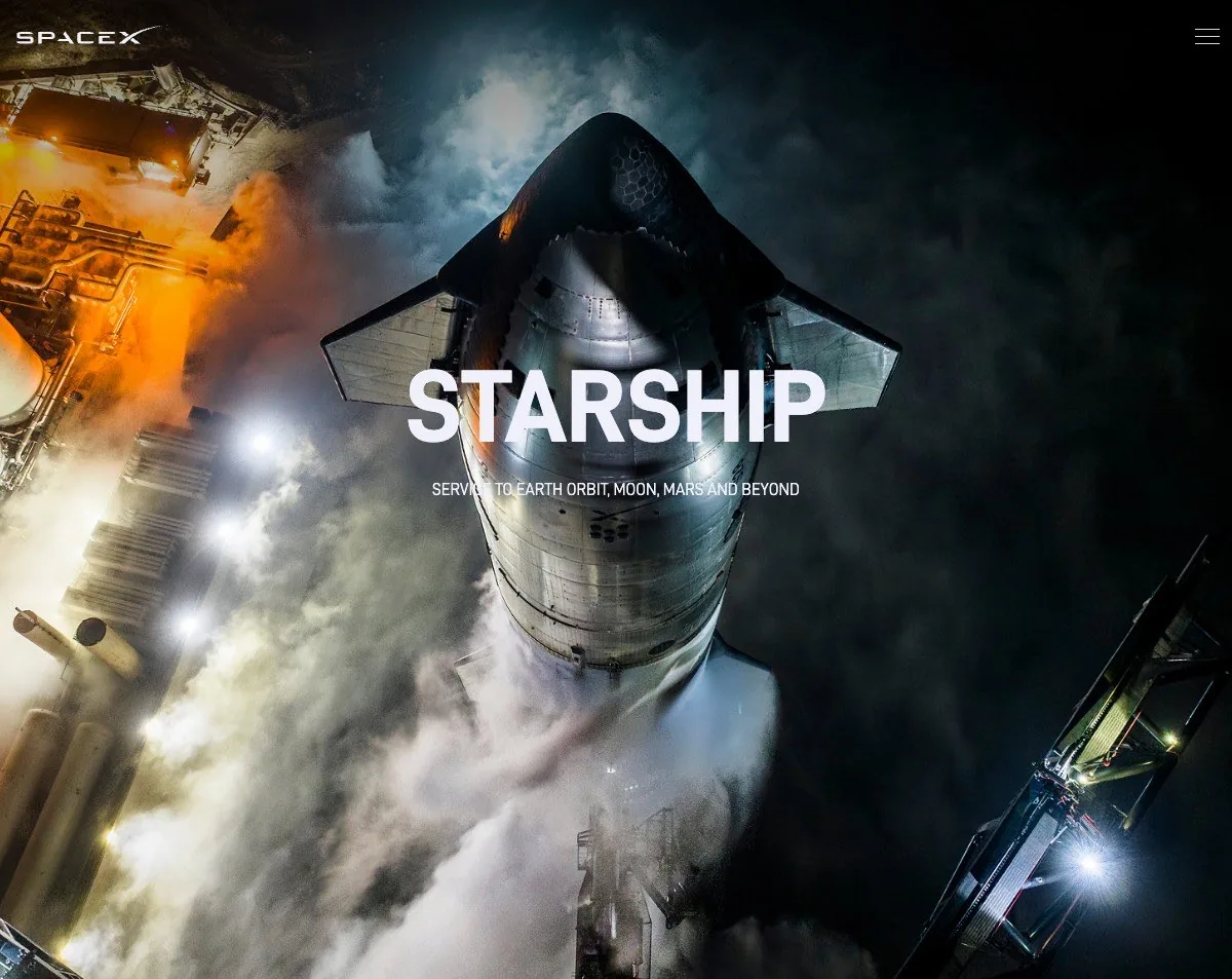SpaceX Starship fully stacked on the launch mount at Starbase, Boca Chica — the largest rocket ever built