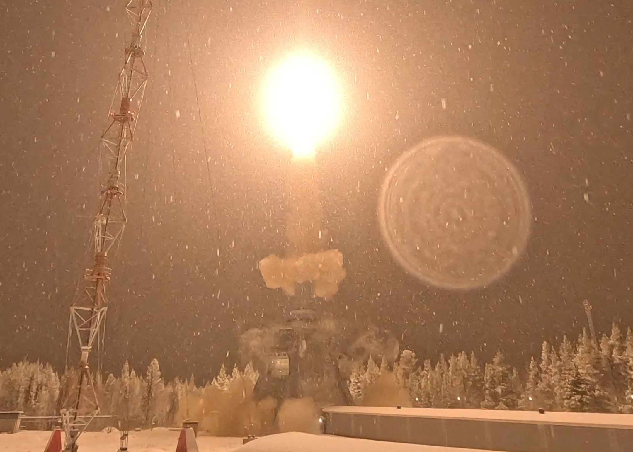 Esrange Space Center sounding rocket launch