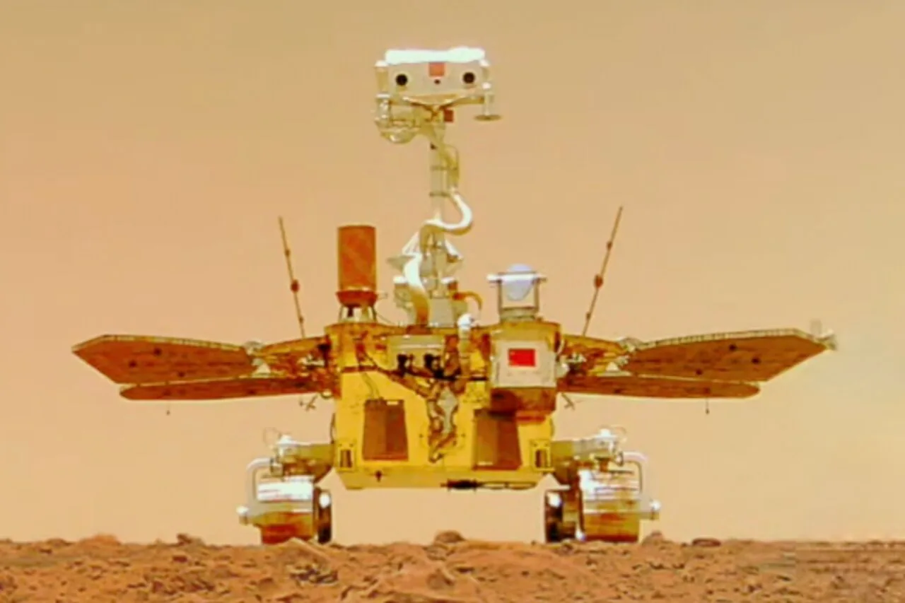 China's Zhurong rover on the Martian surface — illustrative for the Tianwen-3 sample-return architecture
