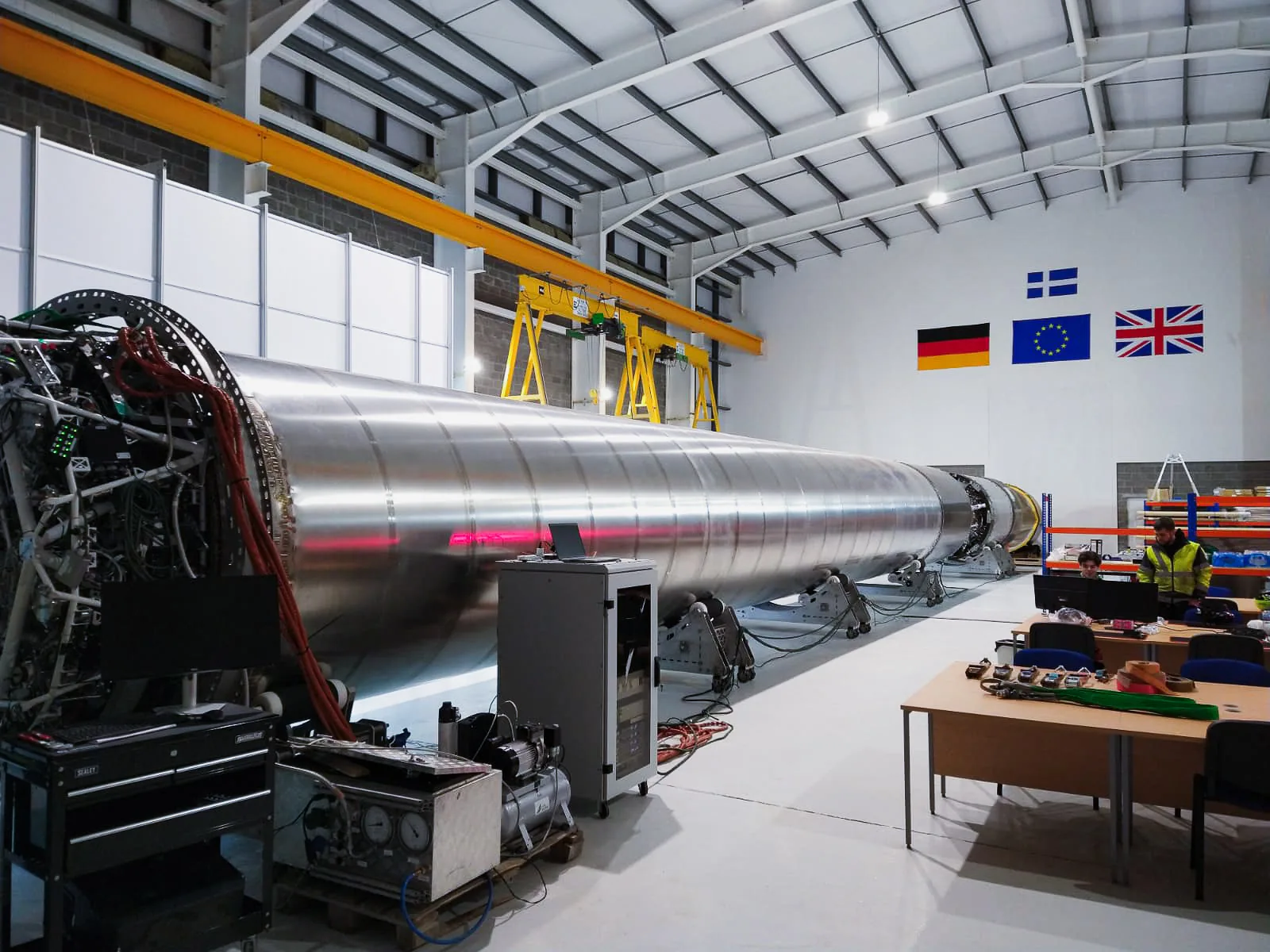 RFA One rocket stages at SaxaVord Spaceport — first orbital launch license in UK/Europe