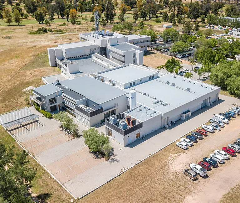 Dragonfly Aerospace's satellite design and integration facility in Stellenbosch, South Africa.