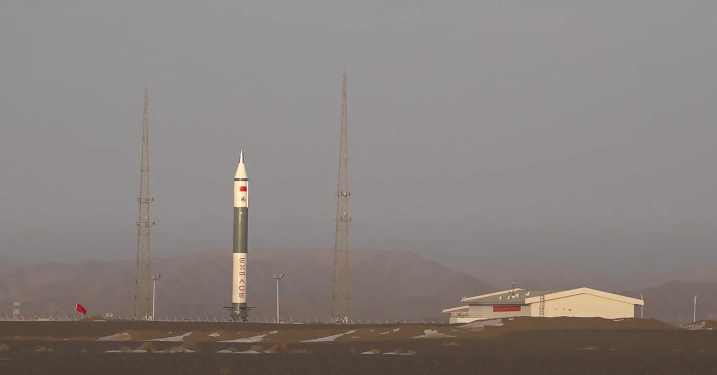 A Kuaizhou-11 (Yao-2) solid-fuel rocket lifts off in December 2022 — the type's return-to-flight after its failed 2020 maiden launch. Kuaizhou rockets are built by ExPace, the commercial arm of state defence group CASIC.