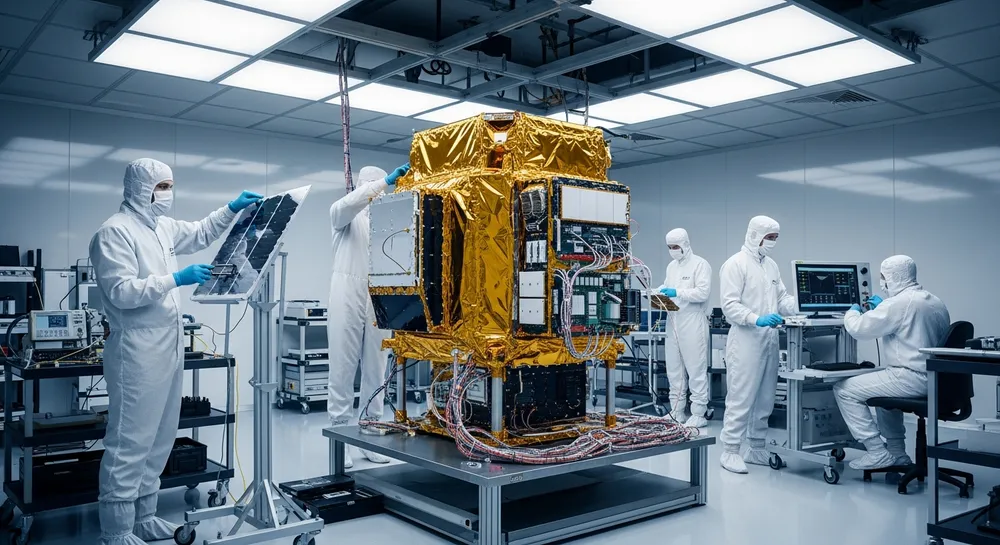 Concept render of a satellite clean room from Satellize (formerly Exseed Space), which now markets end-to-end 'sovereign space programmes' for governments.