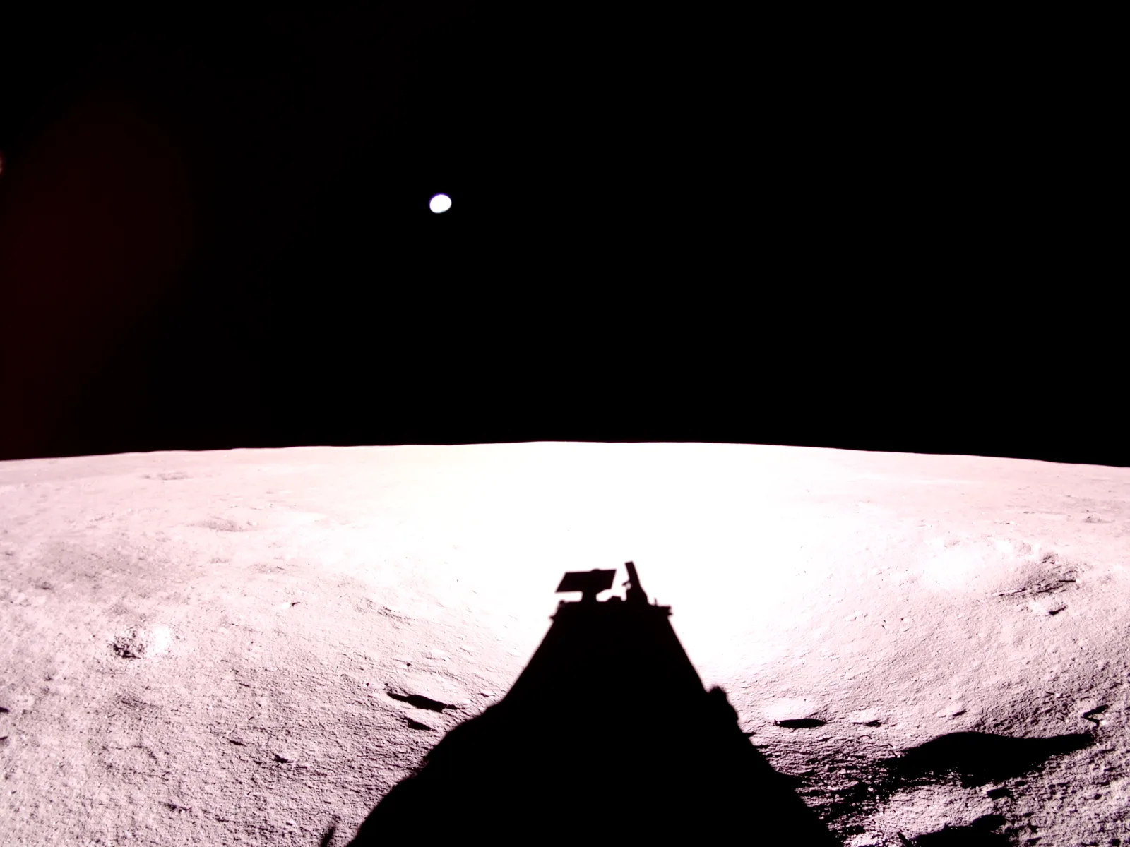 Firefly's Blue Ghost Mission 1 lander on the surface of the Moon, March 2025 — the first fully successful commercial Moon landing.
