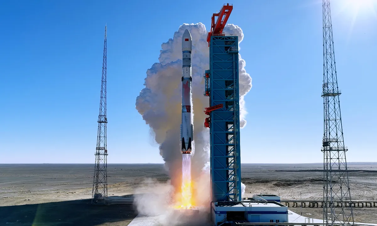 LandSpace's stainless-steel Zhuque-3 reusable rocket lifts off on its maiden flight from Jiuquan on 3 December 2025; the upper stage reached orbit while the first-stage booster was lost on its recovery descent.
