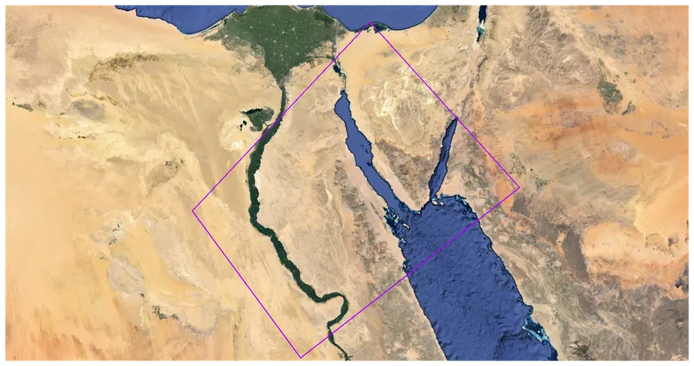 Visualization of SkyServe's STORM on-orbit edge-computing pipeline, running deep-learning inference on raw imagery and compressing the result before downlink.