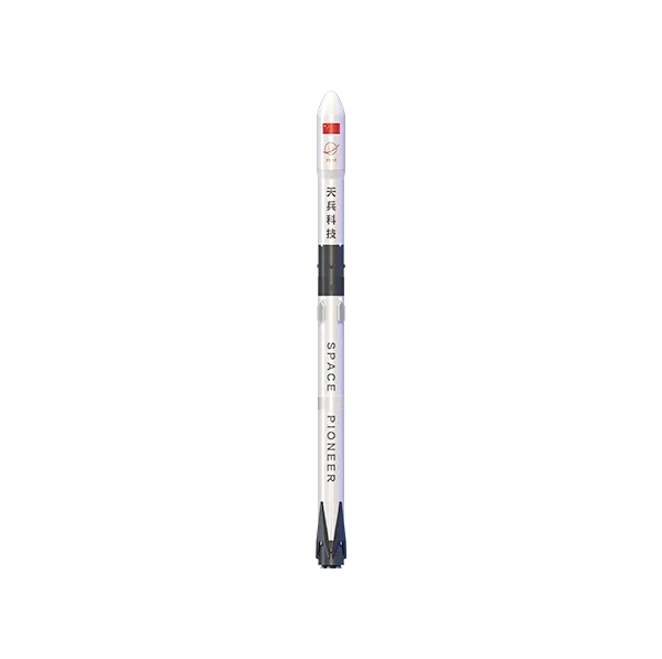 Official render of Space Pioneer's Falcon-9-class, partially reusable Tianlong-3 launch vehicle.