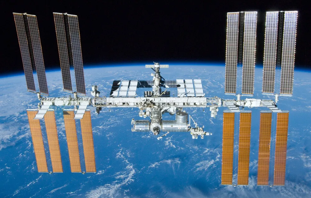 The International Space Station in orbit — the platform Vast aims to succeed with Haven-2.