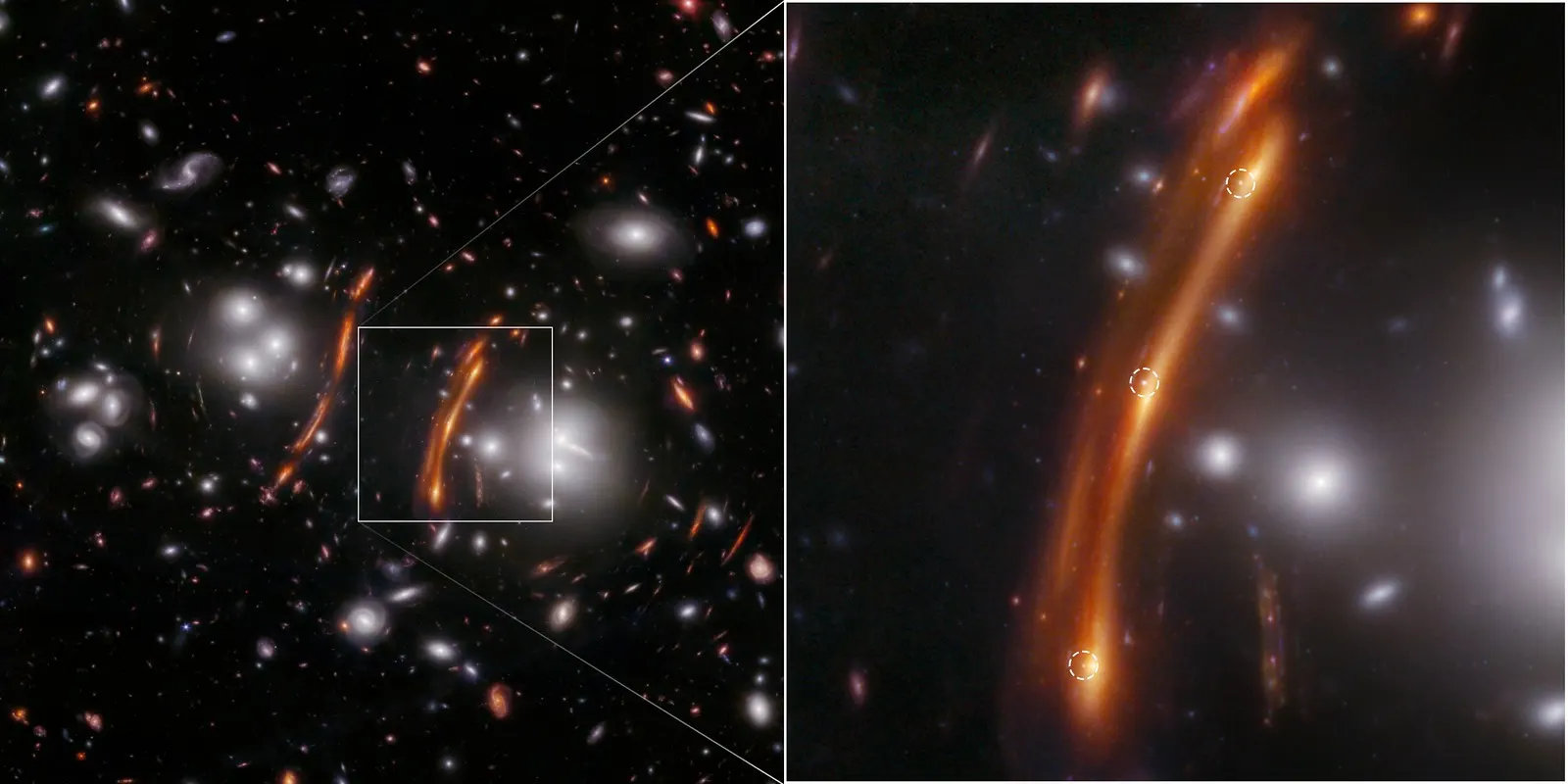 Webb Researchers Discover Lensed Supernova, Confirm Hubble Tension