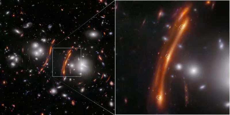 Webb Researchers Discover Lensed Supernova, Confirm Hubble Tension