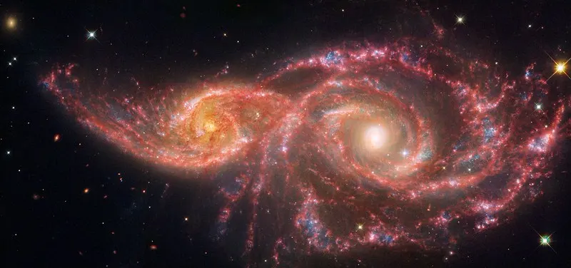 NASA’s Webb, Hubble Examine Galaxy Pair
