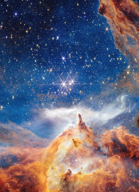 Glittering Glimpse of Star Birth From NASA's Webb Telescope