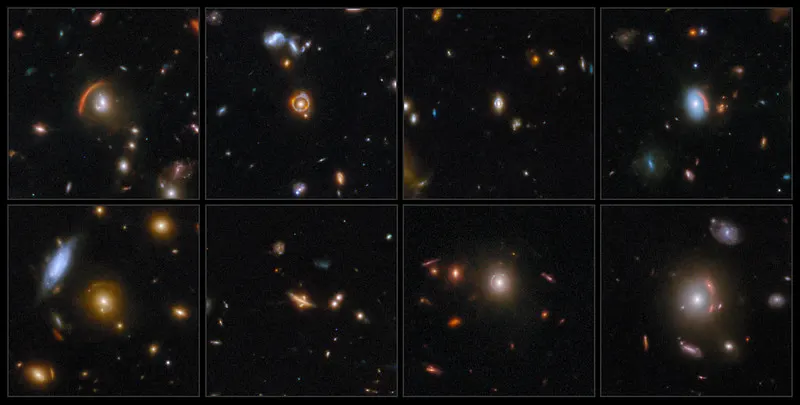 Webb brings cosmic lenses into focus