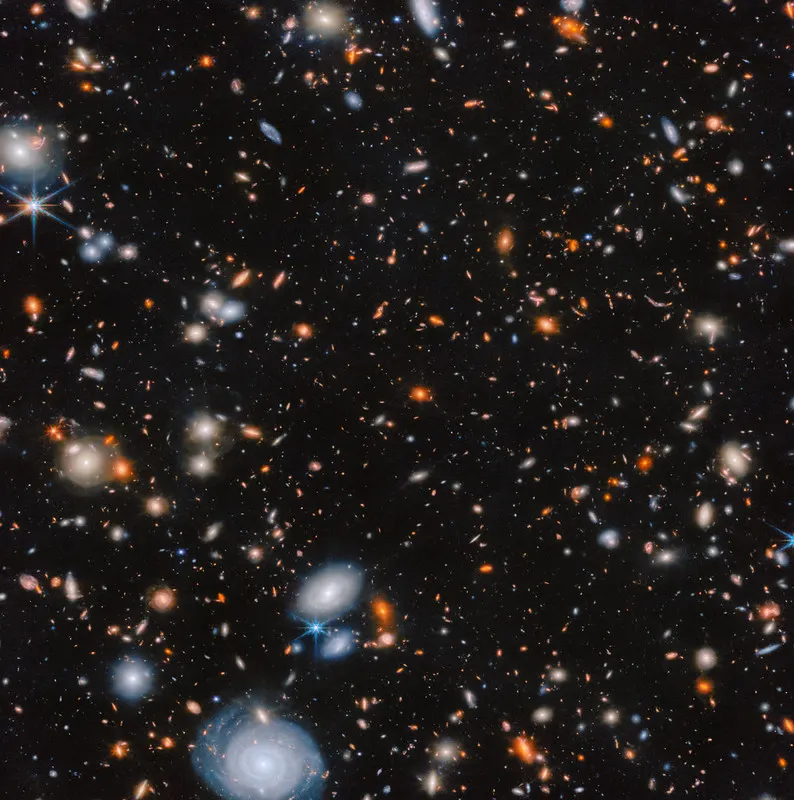 Webb witnesses a feasting supermassive black hole in the early Universe