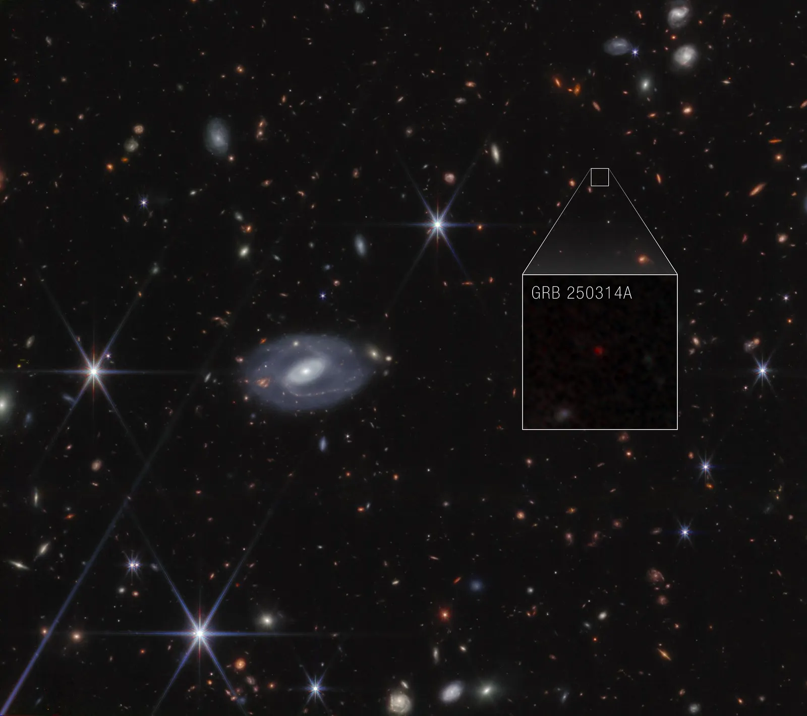 Webb Identifies Earliest Supernova to Date, Distant Host Galaxy