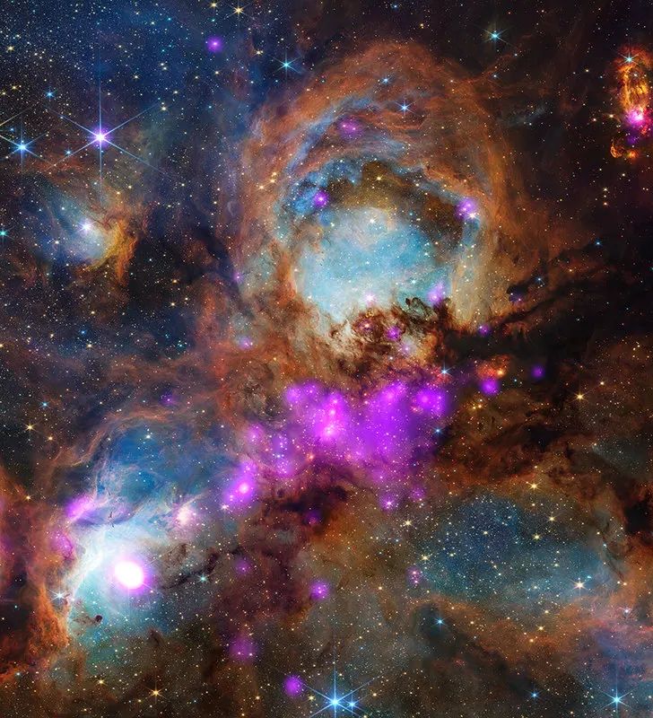 Cat's Paw Nebula (NGC 6334) - Webb + Chandra