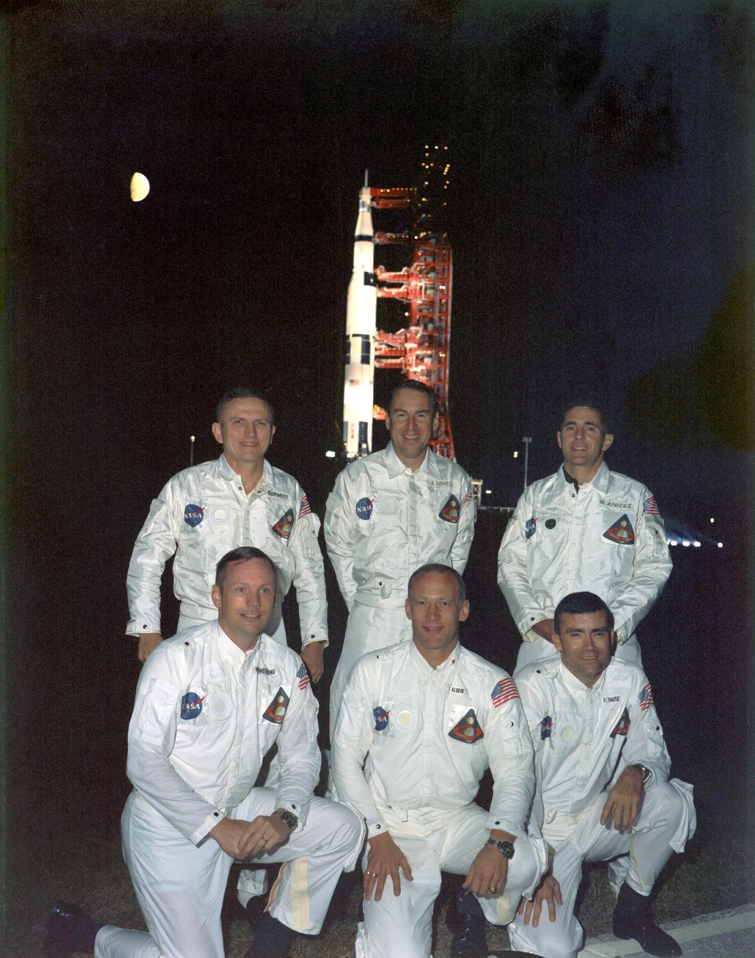 Apollo 8 primary and backup crew portrait