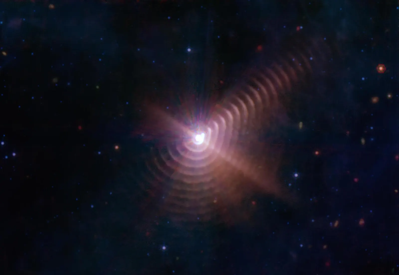 Dust Rings of Wolf-Rayet 140