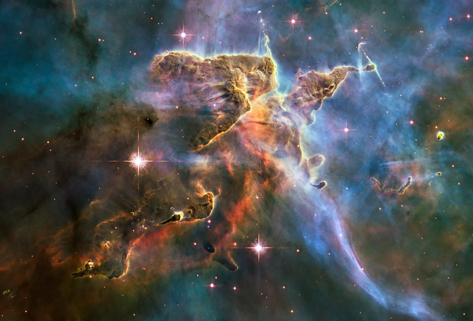 Hubble Space Telescope image of Carina Nebula