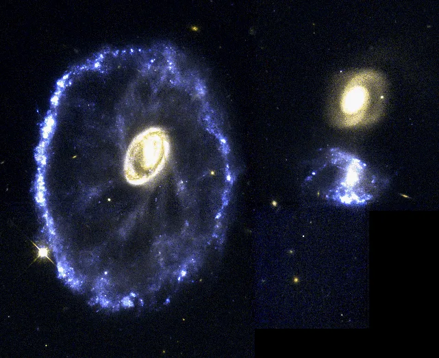 Hubble Space Telescope image of Cartwheel Galaxy