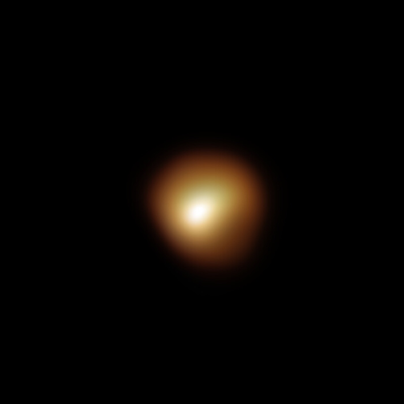 VLT/SPHERE direct image of Betelgeuse's surface taken in March 2020, showing the southern dimming