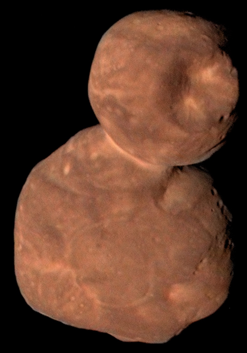 Arrokoth — full-body view from space