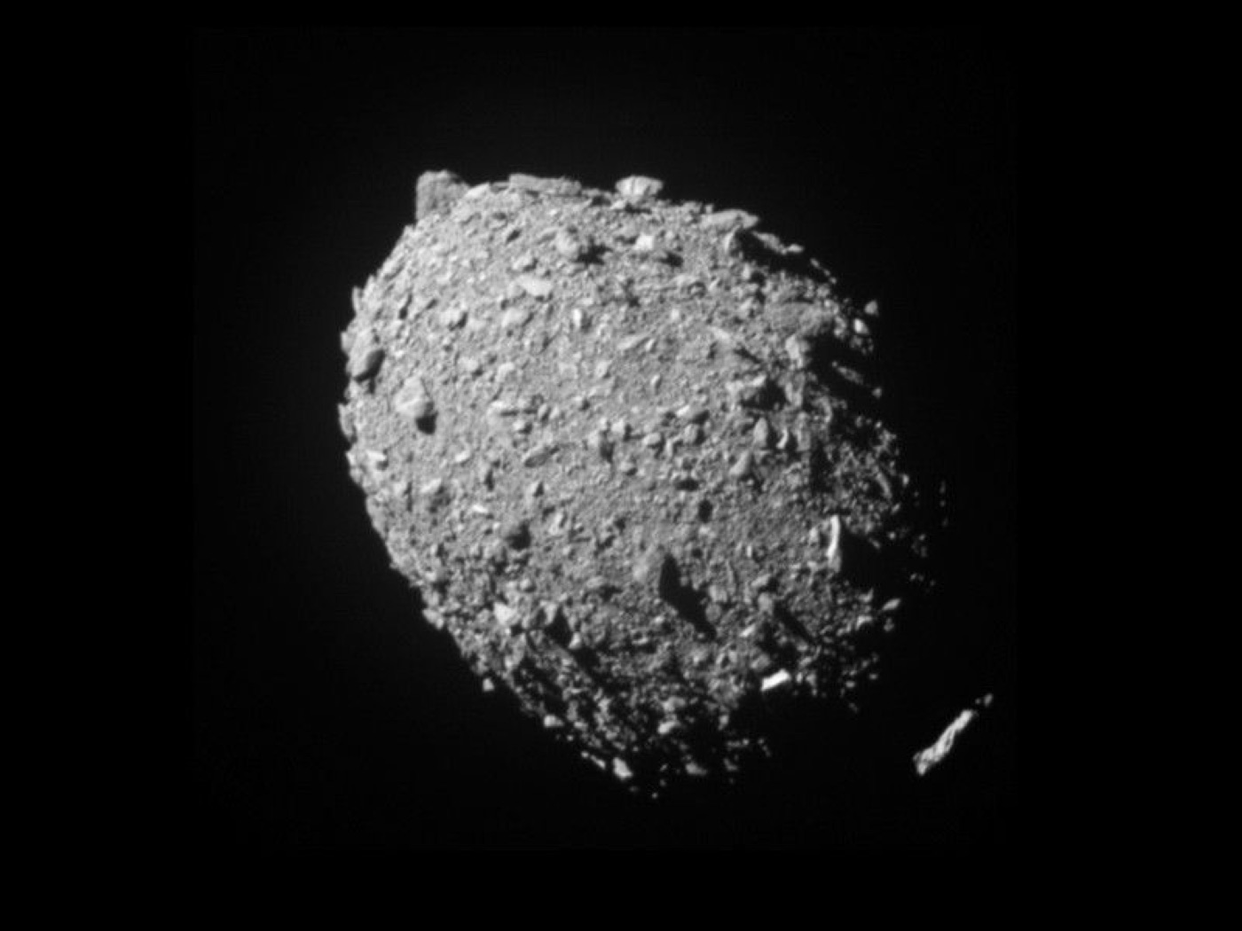 Dimorphos — full-body view from space