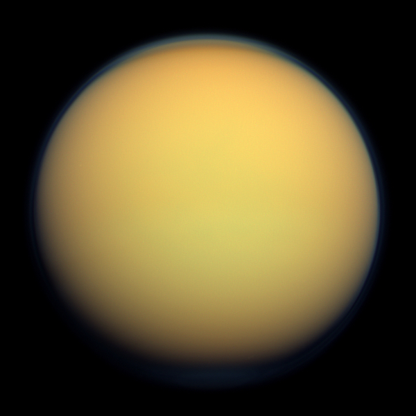 Titan — full-disk view from space