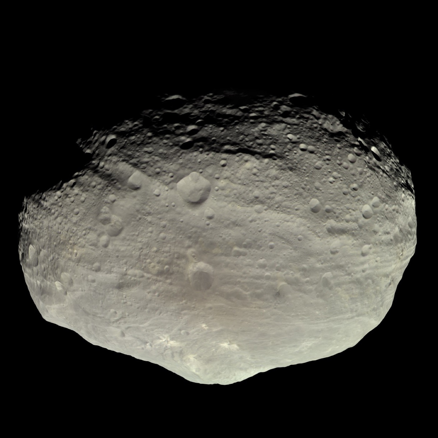 Vesta — full-body view from space